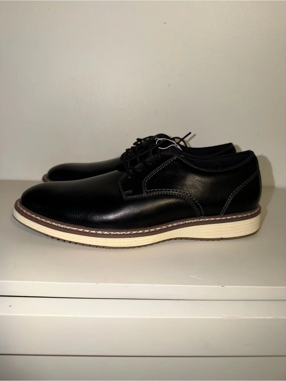 Steve Madden P-Jansen Black Hybrid Oxford Dress Sneakers Mens 10